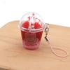 Bag Pendant Mini Strawberry Keychain Fruit Dessert Food Keyring Ice Cream Keychain  Bag Decorations