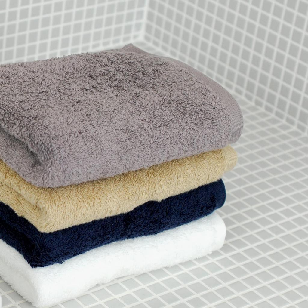 oruta Imabari Towel Certified FUu (Japanese-made) Soft, Absorbent, Hotel-Style, Thick 100% Cotton Bath Towel and Face Towel Set (Set of 3 Face