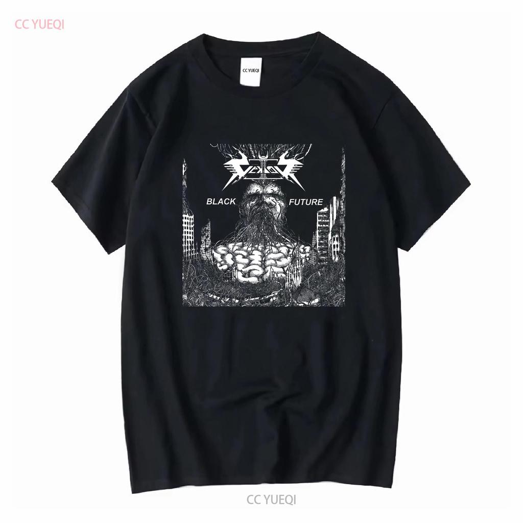 Vektor Black Future V1 Albumcover T-Shirt WEISS Größen S 5XL lange Ärmel Vintage Gewaschenes Weiches Oberteil für den Alltag Unisex