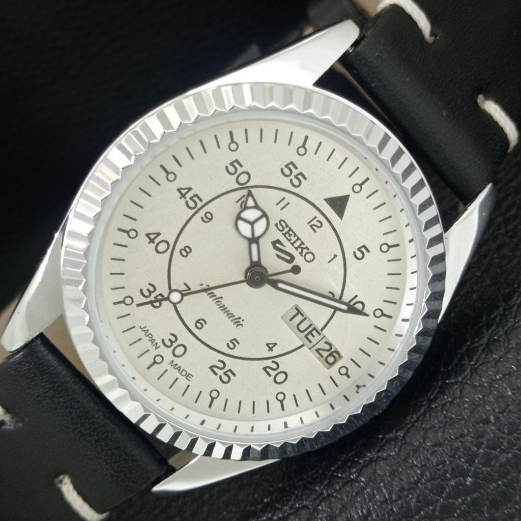 

REFURBISHED SEIKO 5 AUTOMATIC 6309A VINTAGE JAPAN MENS SILVER WATCH a442930-1
