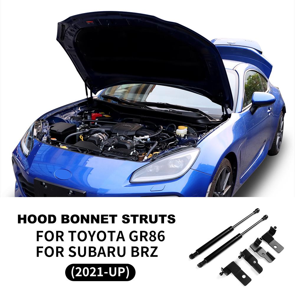 Hood Dampers For Subaru BRZ ZD8 Toyota GR86 ZN8 2021 2022 2023 2024 2025 Front Bonnet Gas Struts Lift Supports Rod Arms Shock