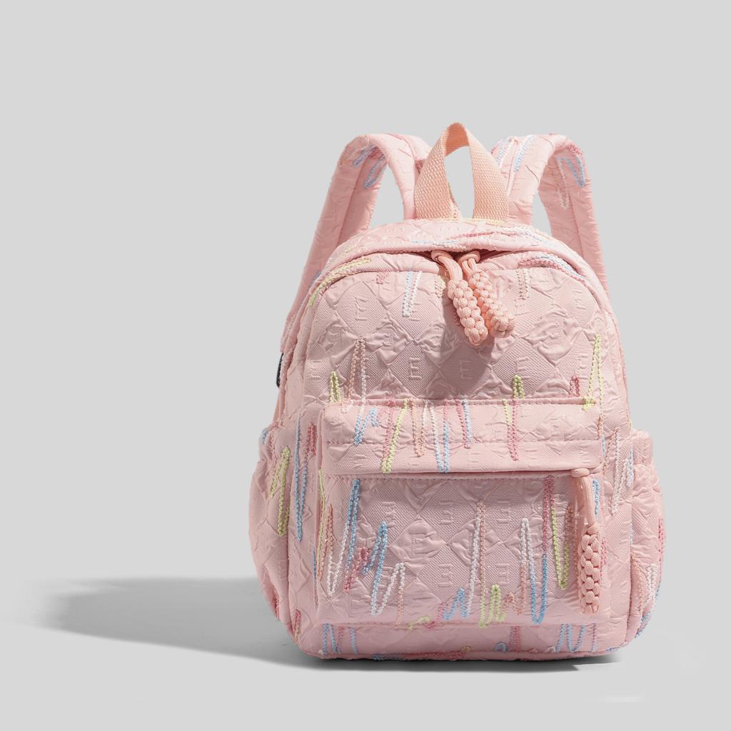 Girls Mini Backpack with Adjustable Shoulder Straps - Zipper Closure for School