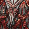 Bead Sequins Detailed Shawl Scarf for Special Occasion Unique Sequined Accessory for Trendy Outfits