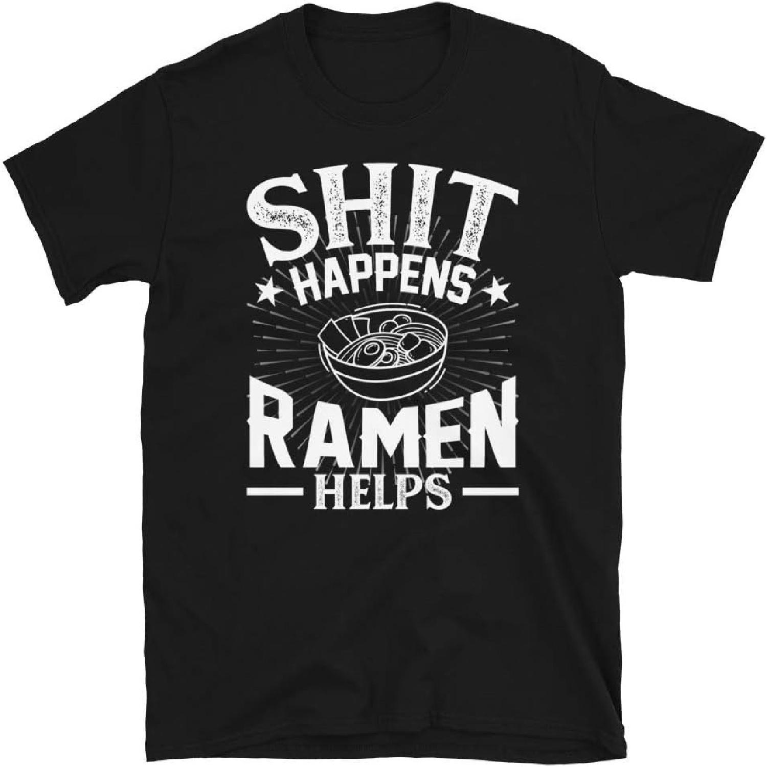 OrangePieces Shit Happens Ramen Helps T-Shirt S