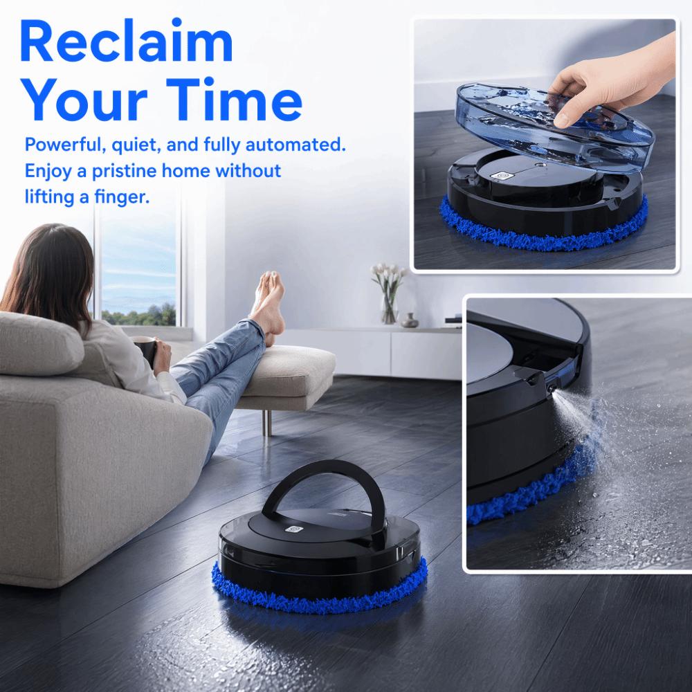 Rechargeable Mopping Robot Automatic Floor Cleaner Robot Quiet Cleaning Robot Hard Floor