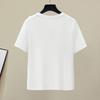 Women's Elegant Floral Short Sleeve T-Shirt