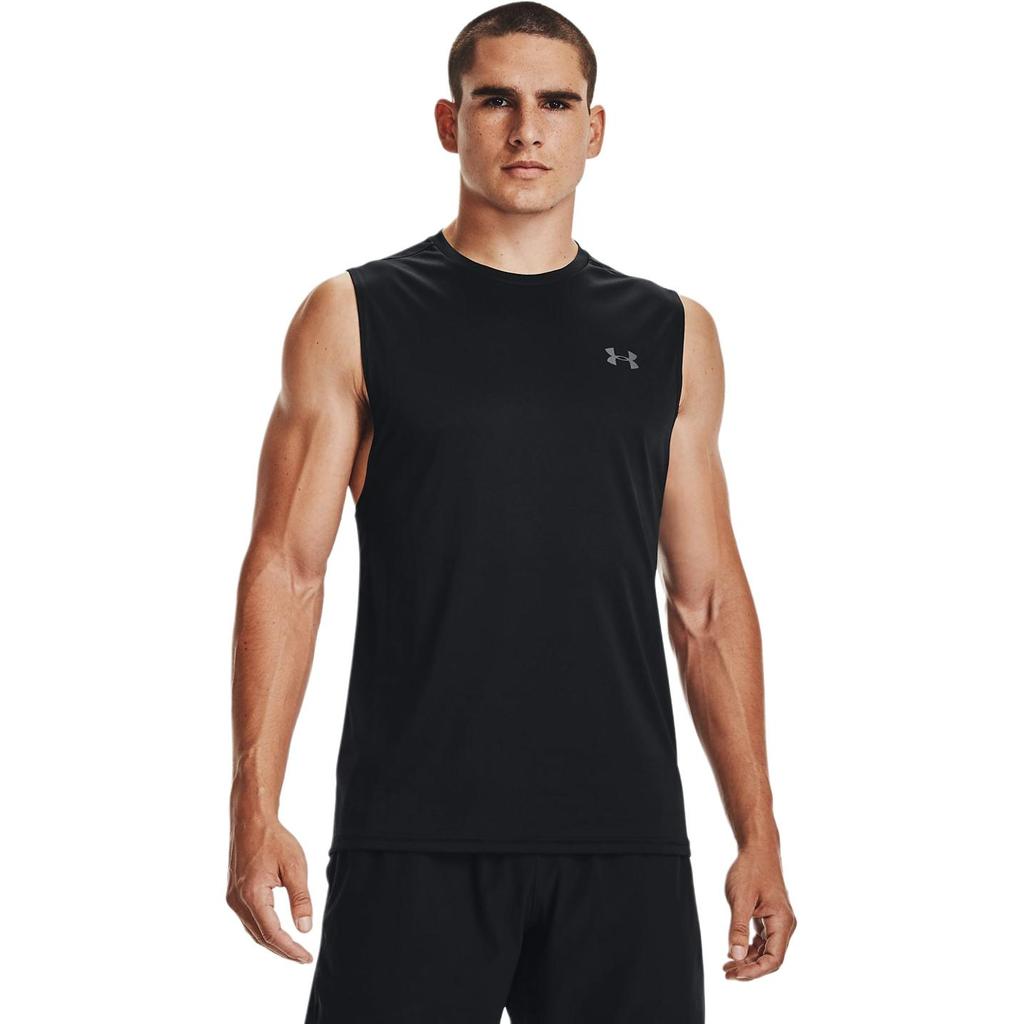 Under Armour Top de Baschet Fără Mâneci cu Imprimeu Logo Velocity Muscle Bărbați Negru 1327972-001