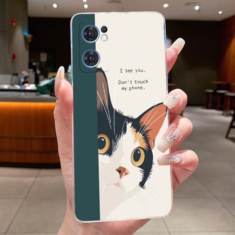 Casing For OPPO Reno 7 Reno7 4G 5G Phone Case CPH2363 CPH2371 Luxury Dragon Cute Cool Boys Girls Transparent Soft TPU Back Cover
