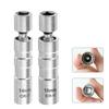 ISGTDRM 14/16mm Magnetic Spark Plug Socket Wrench, 12 Angle Thin Wall 3/8" Drive Sockets Car Repairing Tool
