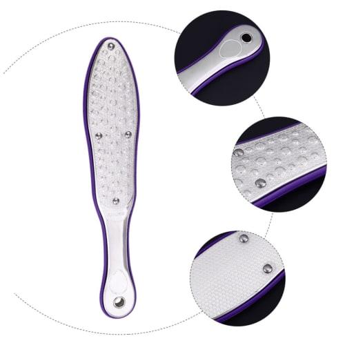 Minkissy Stainless Steel Manual Scrub File, Stainless Steel Spatula for Pedicures and Pedicures