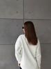 Stylish Fleece-Lined Lapel Sweatshirt - Autumn/Winter, Thickened Half-Zip, Letter Print