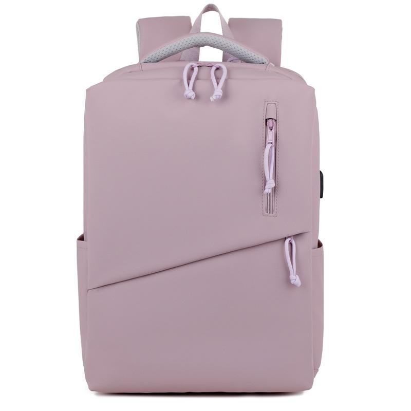 

TS JYL laptop bag,Business Backpack Large Laptop Air Cushion Casual Travel Bag 16 inches рожевий