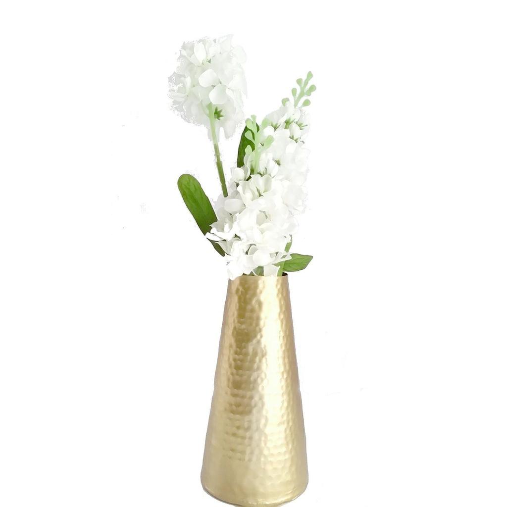 Kovový květináč pro domácí dekoraci, dárkový předmět, dekorativní květinová váza, výška 20 cm