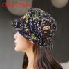 Elderly Women Sun Hat With Adjustable Brim For Spring Fall Sun Protection Cotton Fabric