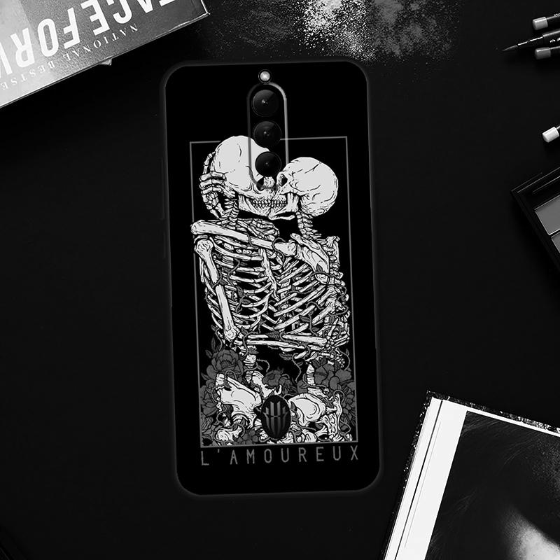 Death Tarot Case For ZTE Nubia Red Magic 9 8 8S Pro Plus RedMagic 6 7 Pro 6S 7S Pro 5S 6R 5G Back Cover