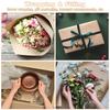 6 Colors 30cm Kraft Paper Wrapping Paper 80GSM Craft Paper Roll Packing Paper for Poster Bulletin Board Gift Wrapping Moving Art