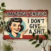 Retro Metal Tin Sign 8x12 inch Office Living Room Wall Decor