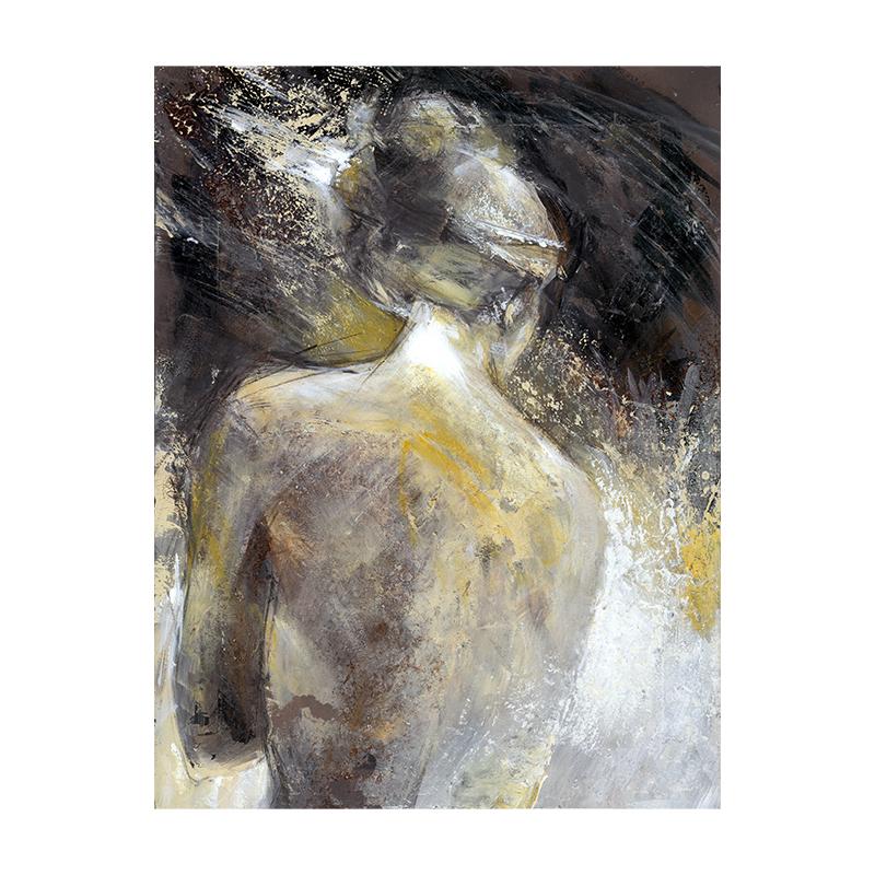 Abstract Sexy Women Back Canvas Painting Vintage Women Wall Art  Poster Print Decorative Picture Modern Living Room Home Decor Unframed