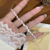 Korean Style Sweet Heart Bow Bracelet for Girls - Niche Design Jewelry, Best Friend or Student Gift
