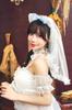 Clear Stone Cosplay June Bride Hello Kitty Doll Size M Women's Bride,