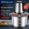 Multi-Functional Meat & Spice Grinder: Stainless Steel Food Processor with Four Blade Sets