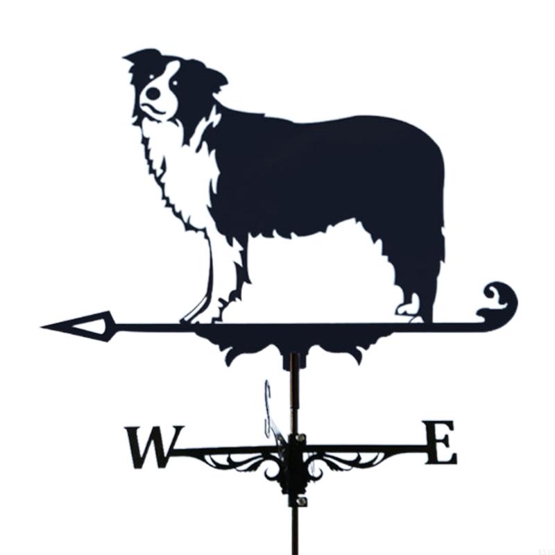 KX4B Paint Gardening Garden Decoration Sign Weather Vane Retro Farm Scene Garden Stake Weathervane Professional Tools