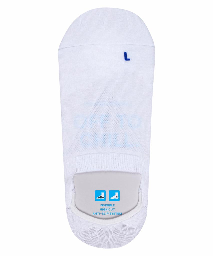 [FALKE] Men's and Women's Ankle Socks, Casual, Sneaker Style, Colorful, Spring/Summer/Autumn/Winter, 16601 COOL KICK INVISIBLE, Sizes 42-43, 2000 WHIT