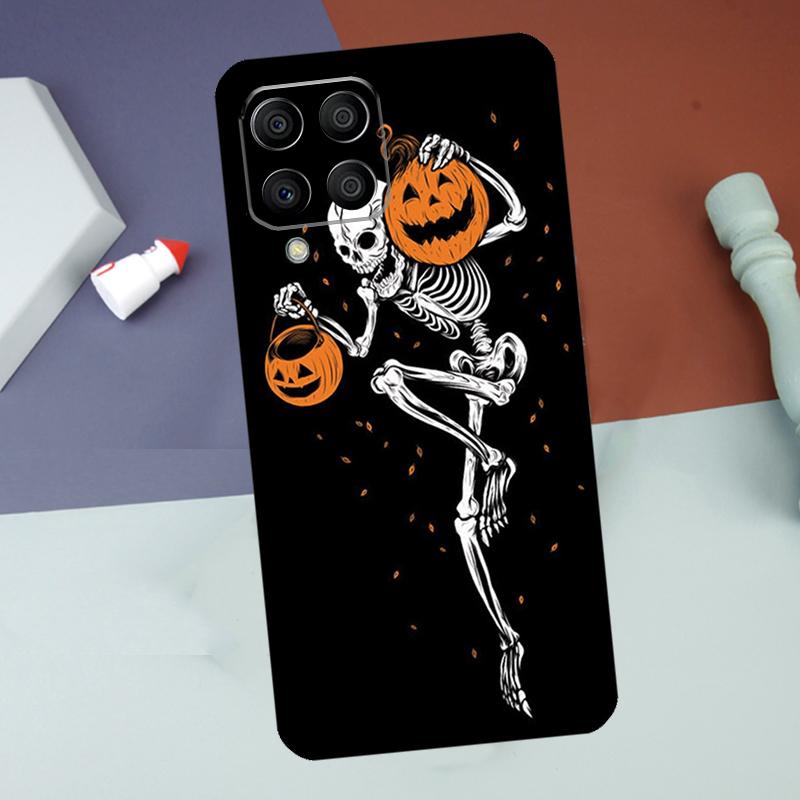 Halloween Pumpkin For Samsung Galaxy M15 M35 M55 M14 M34 M54 M13 M23 M33 M53 M31 M51 M20 M22 M52 M16 M06 Case