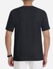 [TACVASEN] Men's Short-Sleeve Summer T-Shirt, Lightweight, Sporty, Simple Everyday Wear, Cotton, Sweat-Absorbing, Plain, with Chest Pocket, Cool Black