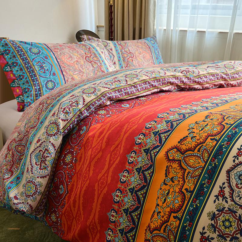 3pcs New Soft Duvet Cover Set featuring Pilowcases No Filing Boho Plain Print,minimalist style Warm Adorable Lovely Warm Comforter Soft Beding Kit