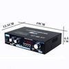 AK35 800W Bluetooth Amplifier 2 Channel Stereo HiFi Digital Display Multifunctional Music Amplifier For Car Classroom Home Audio