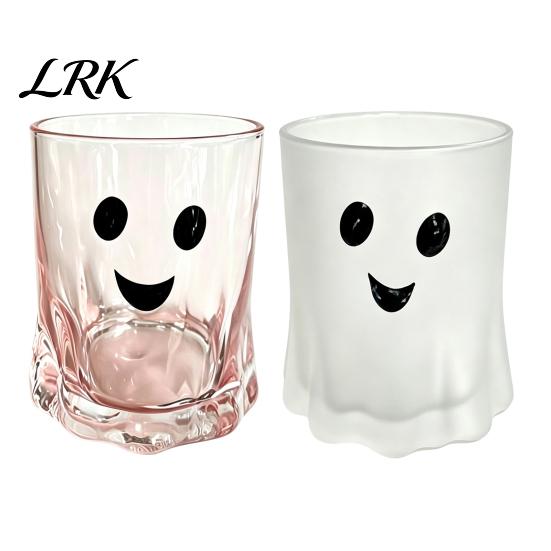 MilkDrinking Glass Double Wall Ghost Cup, Heat Resistant Insulated Coffee Mug, Beverage Drinking for Juice, Milk, Beverage, Glassware Gift Halloween