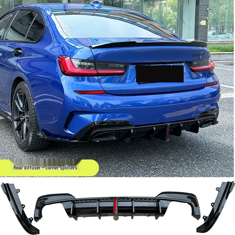 Front Lip & Bumper Kit for 20-25 BMW 3 Series - Black MP