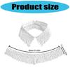 Breathable False Collar Accessory Openwork Pattern Pointed Collar for Women Sweater All Matching Neck Decoration