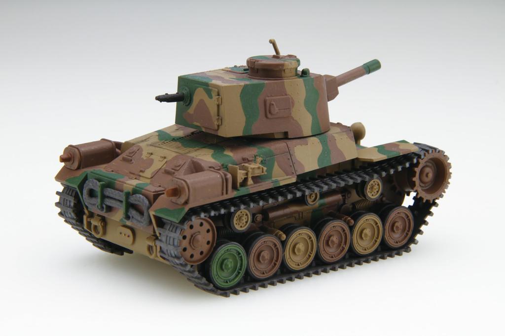 Chibimaru Military Series No. 4 Chibimaru Type 97 Medium Tank Chi-Ha New Turret/Late Chassis Plastic Model