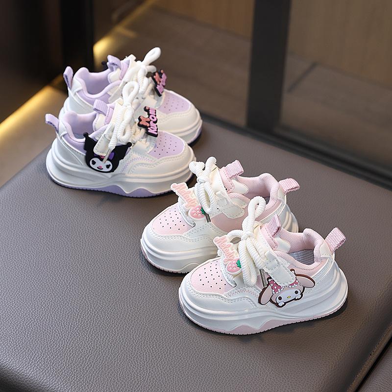 New Model Children's Board Shoes - Girls' Sports Shoes with Breathable Soft Sole and Casual Design