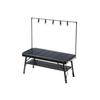 WAQ Multi Iron Table WAQ-MIT1 Panel Type Outdoor Camp Barbecue BBQ Aluminum Lantern Hanger Easy Assembly Compact Storage Bag
