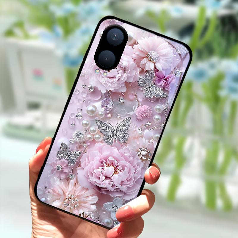 Tempered Glass Case For OnePlus Nord CE4 Lite Cases 1+Nord CE 4 3 2 Glass Phone Cover For One Plus Nord CE3 CE2 Hard PC Bumper