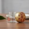 Gold Bean Savings Bottle Creative Home Decor Sealed Decorative Glass Bottle Mini Glass Storage Jar Distinctive Gift Notion