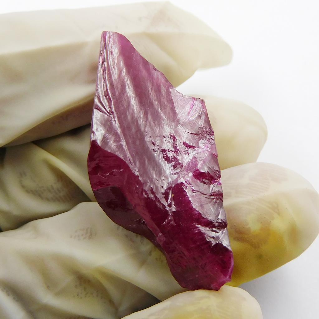 Uncut Raw Rough 40.60 Ct Red Ruby Rare Loose Gemstone CERTIFIED Natural M-284-Ra