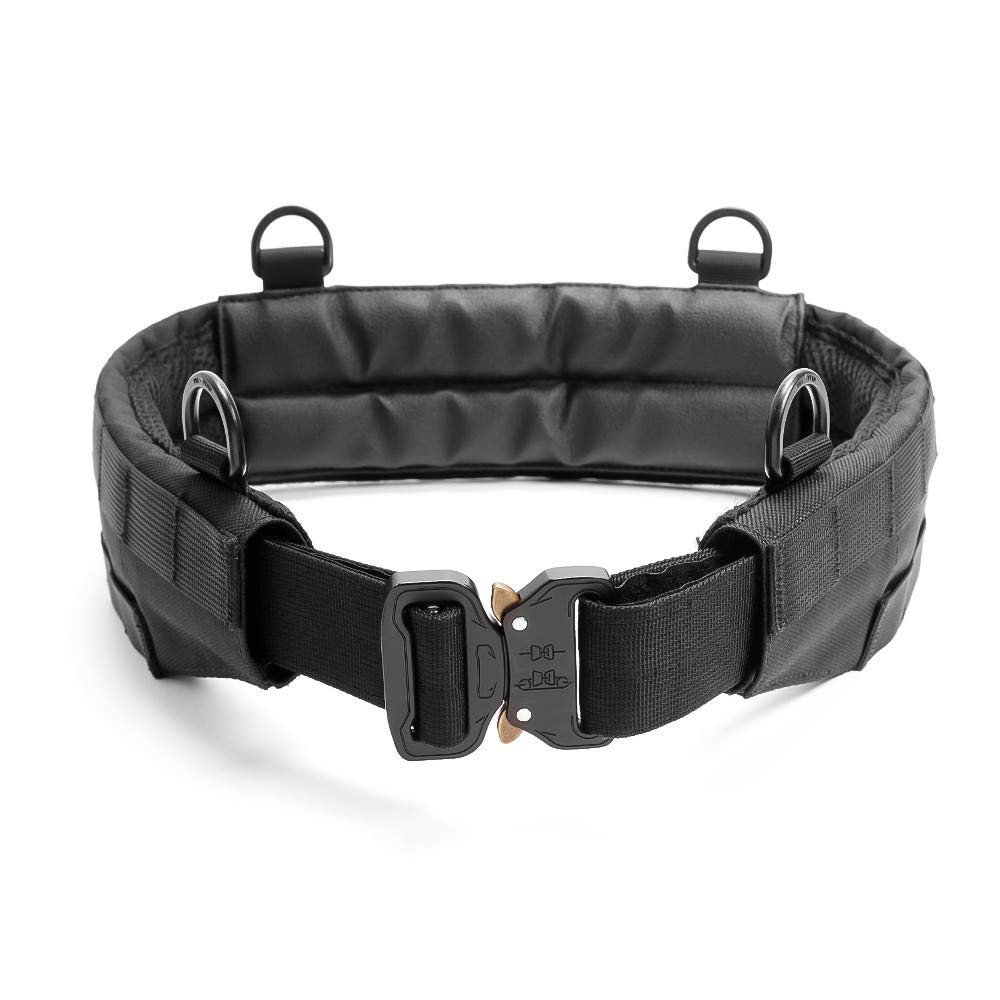 

[Rylax] Ремень для игры на выживание из трех частей с пряжкой типа «Кобра», черный SM (приблизительно. 65-85см)