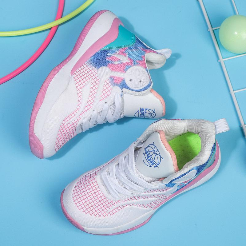 New training children's breathable shock absorption, dirt-resistant versatile wear-resistant and non-slip 2025 casual sports shoes for primary school