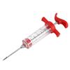 BBQ Meat Injector Turkey Baster Syringe Stainless Steel Needle Marinade Injector Turkey Chicken Syringe Sauce Injection BBQ Tool