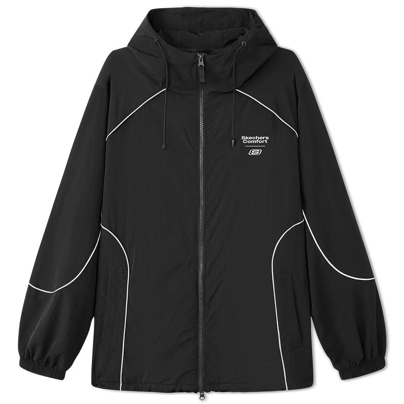Skechers Men s Casual Woven Hooded Jacket L325M088 XL