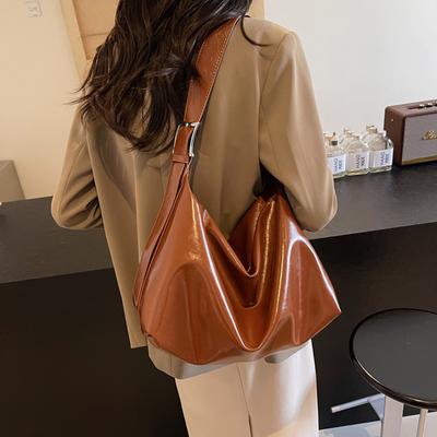 Tote Bag Casual Soft Leather Large Capacity Shoulder Bags Women's Autumn Winter Versatile Crossbody Bag Fashion Travel Handbags