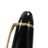 Great MONTBLANC fountain pen Meisterstück 147 Traveler white star black 14K mens Used