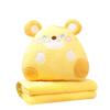Cute Panda Rabbit Throw Pillow Blanket Plush Toy Office Nap Air Conditioner Blanket Girl Birthday Gift