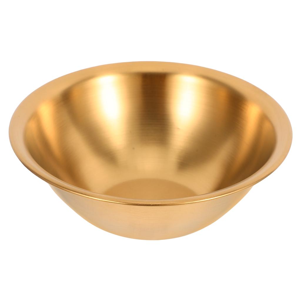Korean V-Shaped Stainless Steel Bowl For Salad Ramen And Hot Pot Condiment Single-Layer Design For Kitchen Use