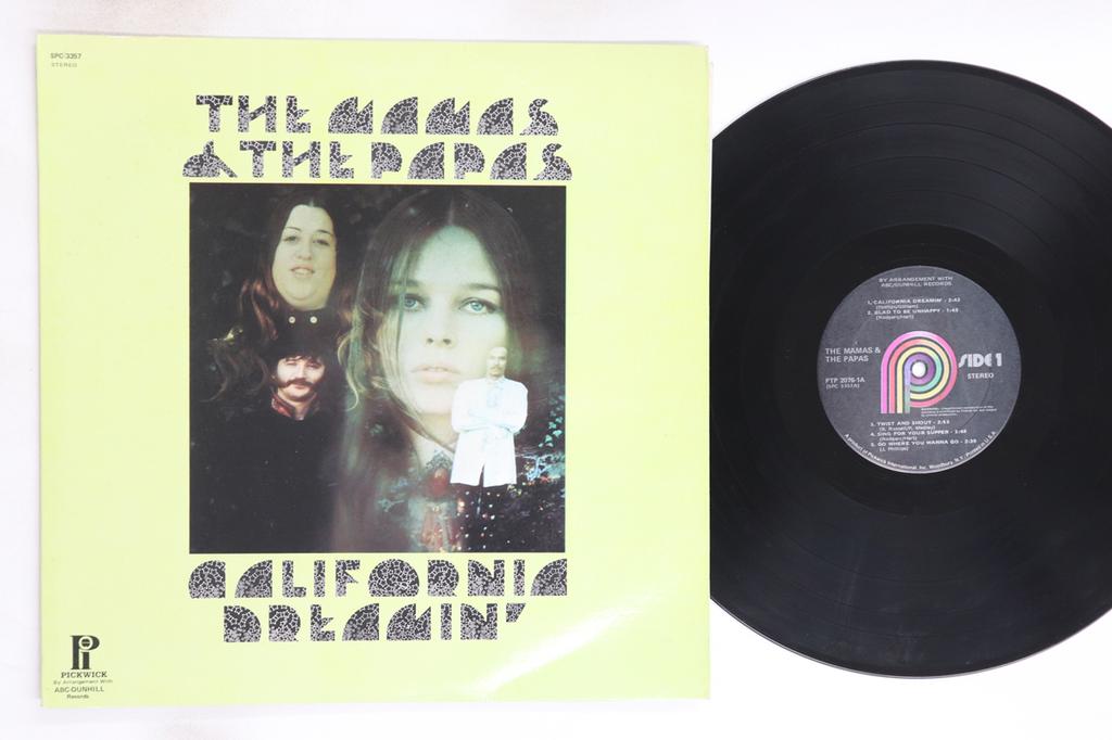 LP Record MAMAS  THE PAPAS  Mamas  Papas Greatest Hits PTP2076 PICKWICK US Rock Used