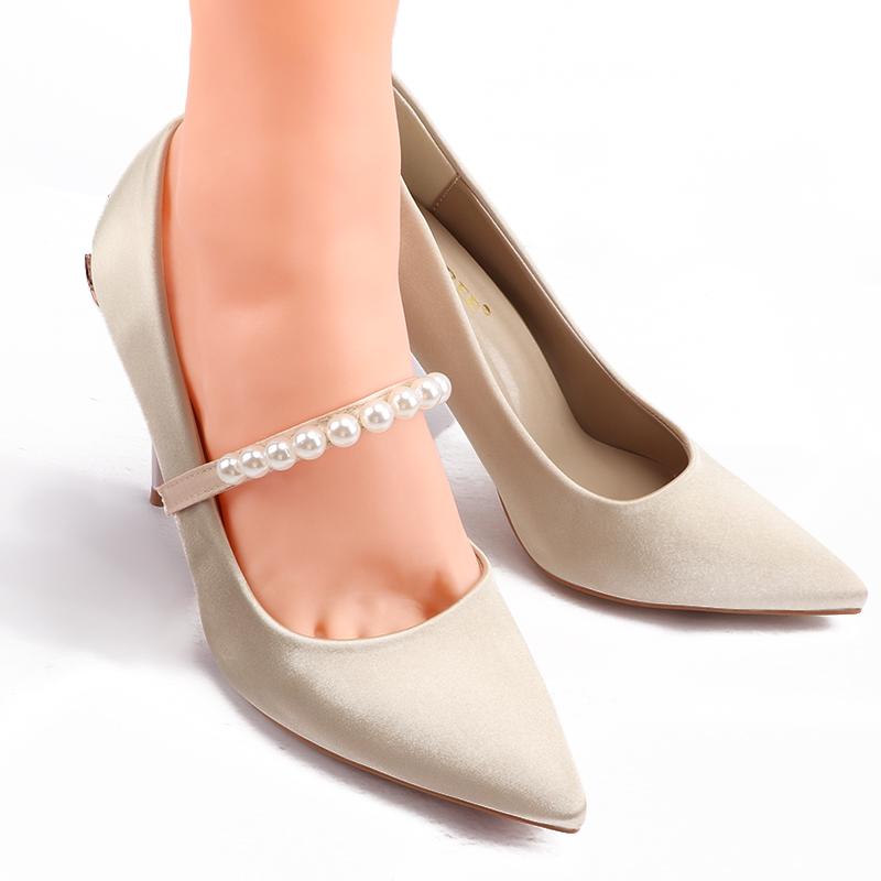 Women High Heels Bundle Decorations Buckle Shoelaces Holding Loose Anti-skid Straps Shoelace Band Ankle Adjustable Shoes Belt